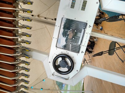 Alt4You: Photo of the Ore-some Uranium Powered Xylophone from EMF 2022, which does not exist.